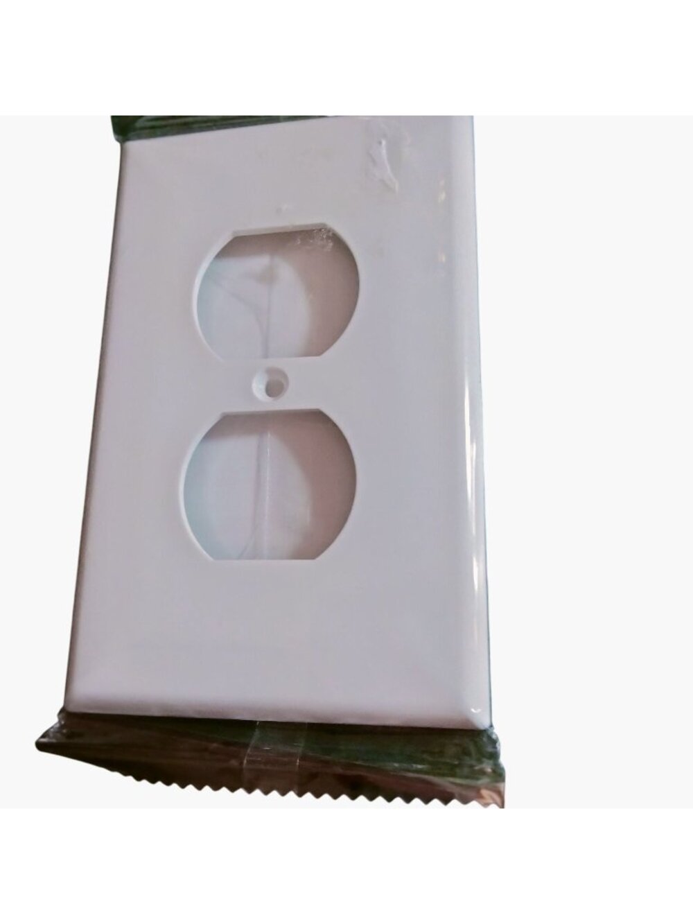 Hyper Tough Electric Outlet Wall Plate White Oversized Duplex Receptacle